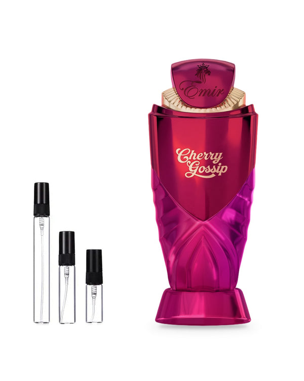 Paris Corner Cherry Gossip sample – decant in glazen sprayflesje (2, 5 of 10 ml)
