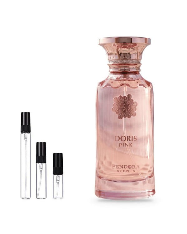 Paris Corner Doris Pink sample – decant in glazen sprayflesje (2, 5 of 10 ml)