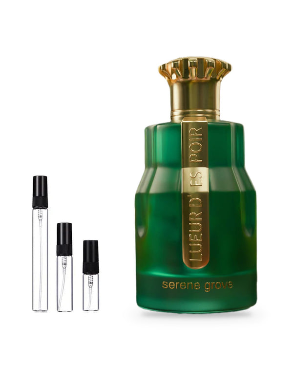 Paris Corner Lueur d'Espoir Serene Grove sample – decant in glazen sprayflesje (2, 5 of 10 ml)