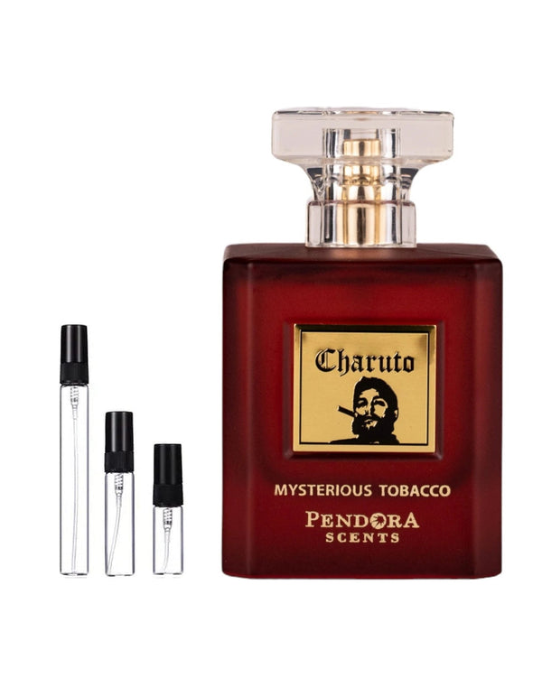 Pendora Scents Charuto Mysterious Tobacco sample – decant in glazen sprayflesje (2, 5 of 10 ml)