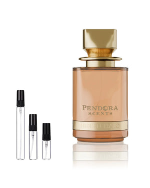Pendora Scents Hidden Halo sample – decant in glazen sprayflesje (2, 5 of 10 ml)