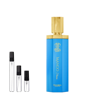 Pendora Scents Mango Flames sample – decant in glazen sprayflesje (2, 5 of 10 ml)