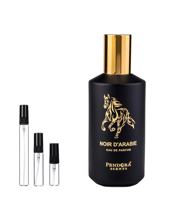 Pendora Scents Noir d'Arabie sample – decant in glazen sprayflesje (2, 5 of 10 ml)