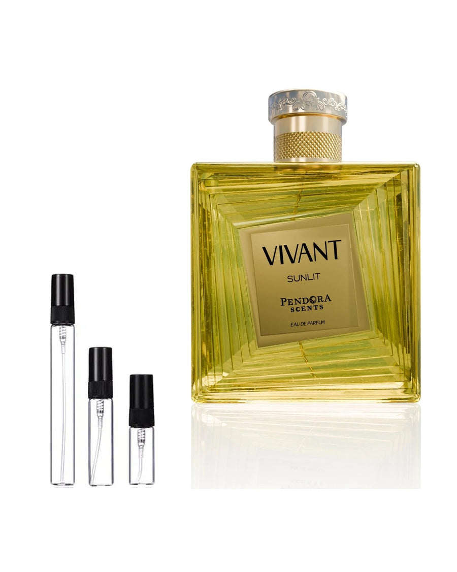Pendora Scents Vivant Sunlit sample – decant in glazen sprayflesje (2, 5 of 10 ml)