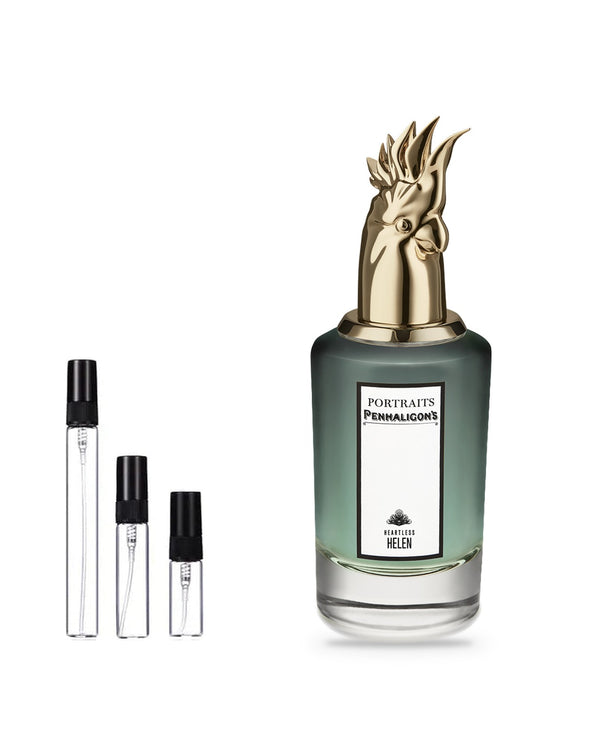 Penhaligon's Heartless Helen sample – decant in glazen sprayflesje (2, 5 of 10 ml)