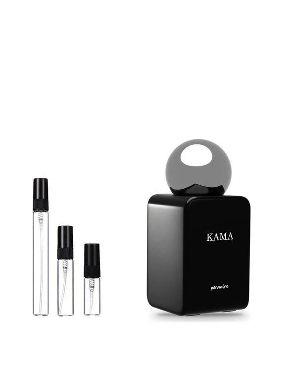 Pernoire Kama Extrait de Parfum Sample – 2, 5 of 10 ml decant in glazen sprayflesje