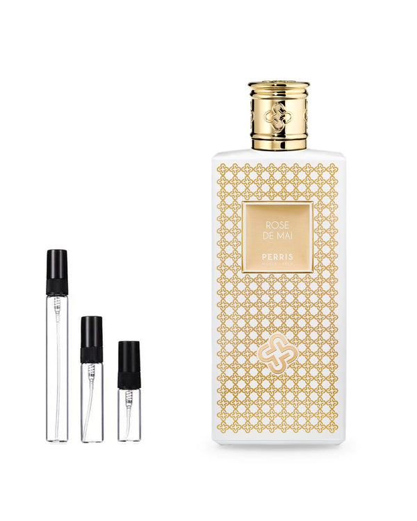 Perris Monte Carlo Rose De Mai sample – decant in glazen sprayflesje (2, 5 of 10 ml)