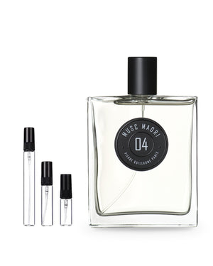 Pierre Guillaume Paris 04 Musc Maori sample – decant in glazen sprayflesje (2, 5 of 10 ml)