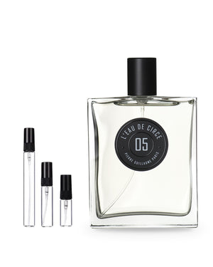 Pierre Guillaume Paris 05 L'Eau de Circe sample – decant in glazen sprayflesje (2, 5 of 10 ml)