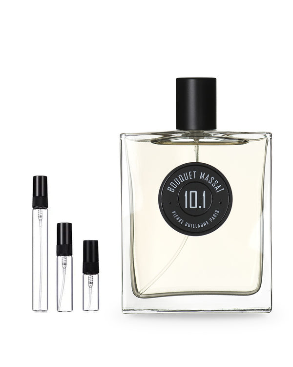 Pierre Guillaume Paris 10.1 Bouquet Massai sample – decant in glazen sprayflesje (2, 5 of 10 ml)