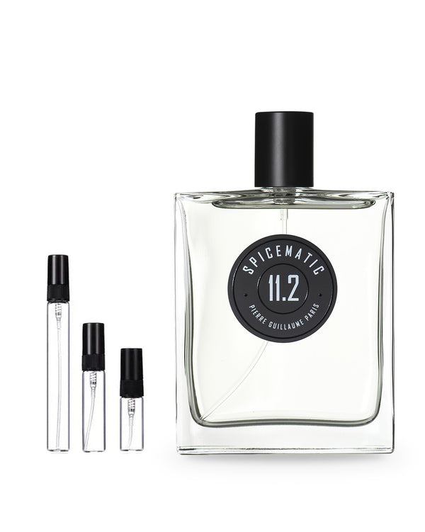 Pierre Guillaume Paris 11.2 Spicematic sample – decant in glazen sprayflesje (2, 5 of 10 ml)