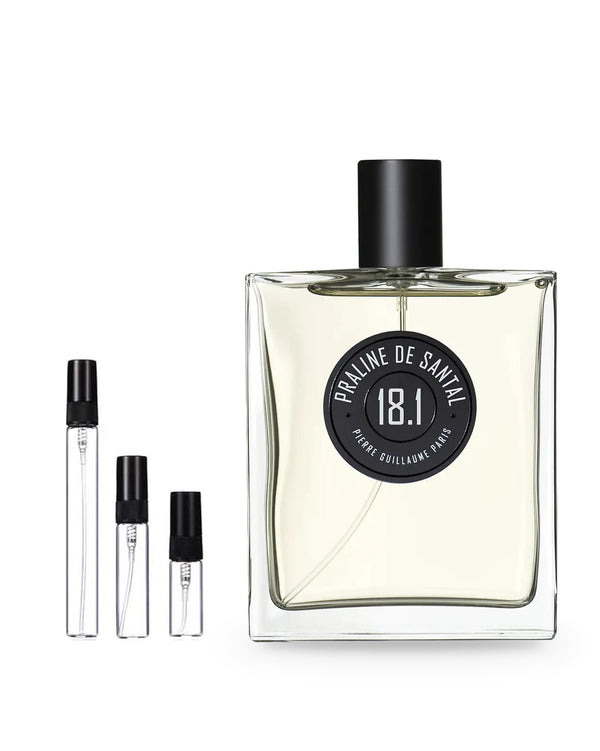 Pierre Guillaume Paris 18.1 Praliné de Santal sample – decant in glazen sprayflesje (2, 5 of 10 ml)