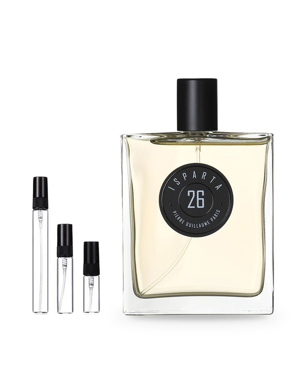 Pierre Guillaume Paris 26 Isparta sample – decant in glazen sprayflesje (2, 5 of 10 ml)