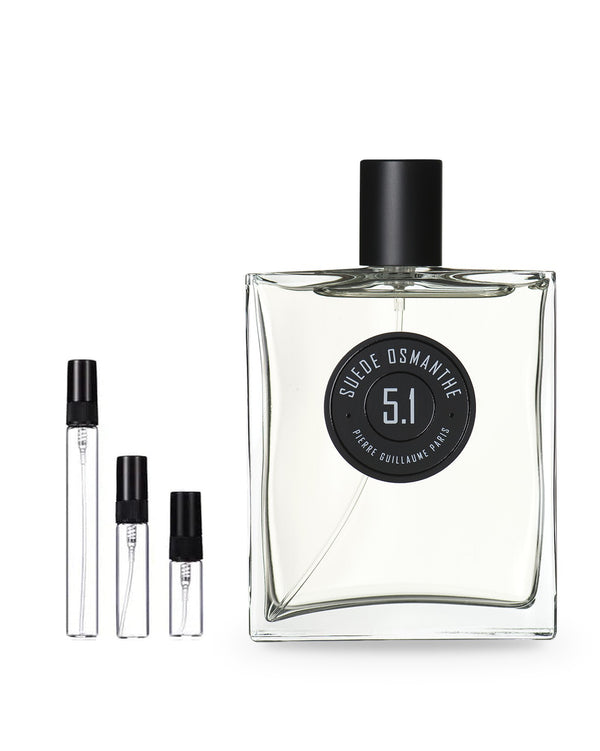 Pierre Guillaume Paris 5.1 Suede Osmanthe sample – decant in glazen sprayflesje (2, 5 of 10 ml)