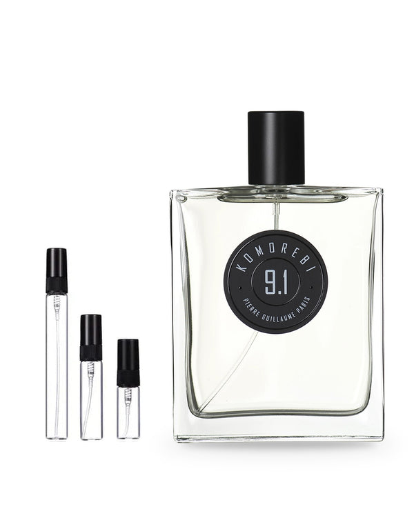 Pierre Guillaume Paris 9.1 Komorebi sample – decant in glazen sprayflesje (2, 5 of 10 ml)