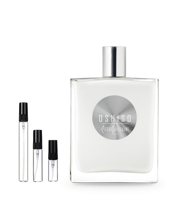 Pierre Guillaume Paris Oshiso sample – decant in glazen sprayflesje (2, 5 of 10 ml)