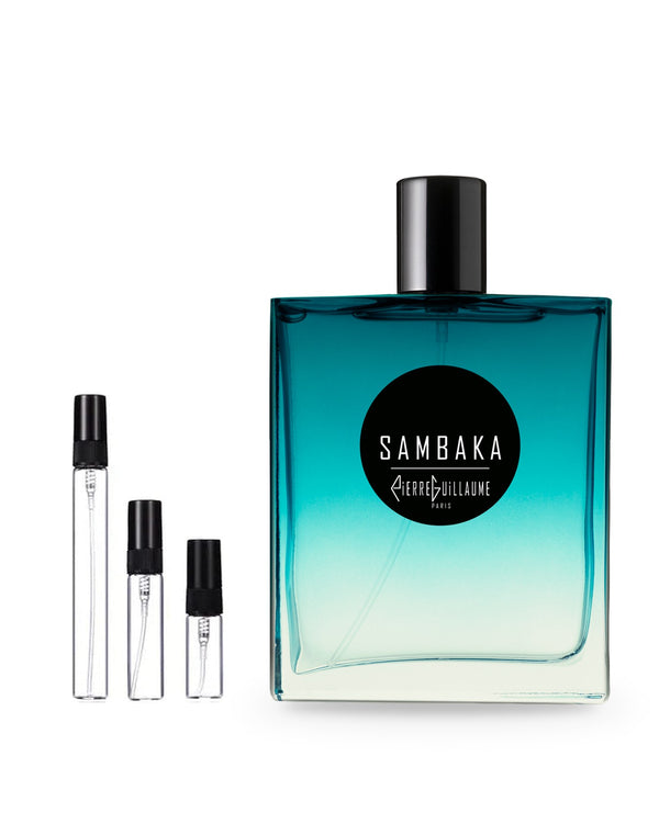 Pierre Guillaume Paris Sambaka sample – decant in glazen sprayflesje (2, 5 of 10 ml)