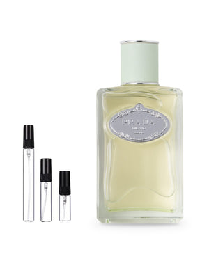 Prada Infusion d'Iris sample – decant in glazen sprayflesje (2, 5 of 10 ml)