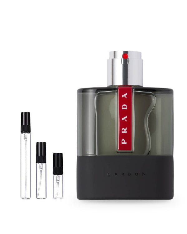 Prada Luna Rossa Carbon sample – decant in glazen sprayflesje (2, 5 of 10 ml)