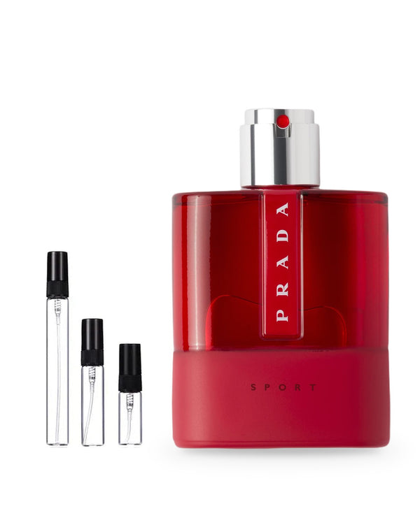Prada Luna Rossa Sport sample – decant in glazen sprayflesje (2, 5 of 10 ml)
