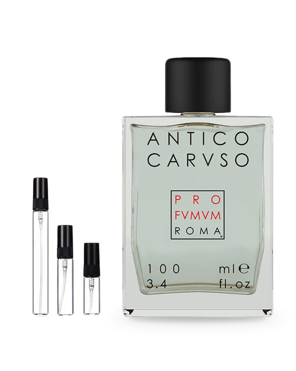 Profumum Roma Antico Caruso sample – decant in glazen sprayflesje (2, 5 of 10 ml)