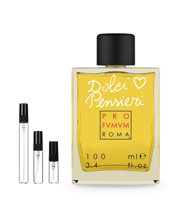 Profumum Roma Dolci Pensieri sample – decant in glazen sprayflesje (2, 5 of 10 ml)