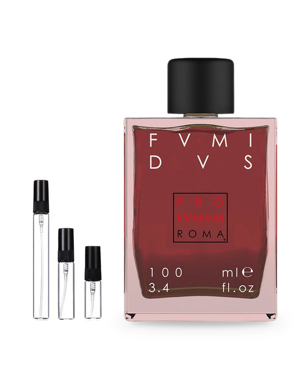 Profumum Roma Fumidus sample – decant in glazen sprayflesje (2, 5 of 10 ml)