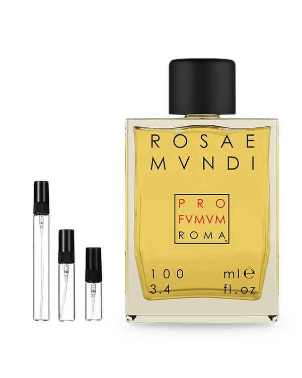 Profumum Roma Rosae Mundi sample – decant in glazen sprayflesje (2, 5 of 10 ml)