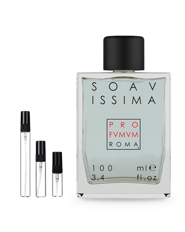 Profumum Roma Soavissima sample – decant in glazen sprayflesje (2, 5 of 10 ml)