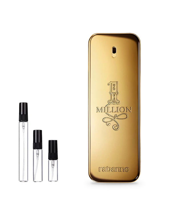 Rabanne 1 Million sample – decant in glazen sprayflesje (2, 5 of 10 ml)