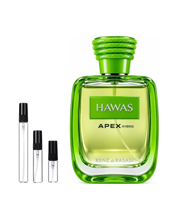 Rasasi Hawas Apex Hybrid - Kenz De Rasasi sample – decant in glazen sprayflesje (2, 5 of 10 ml)