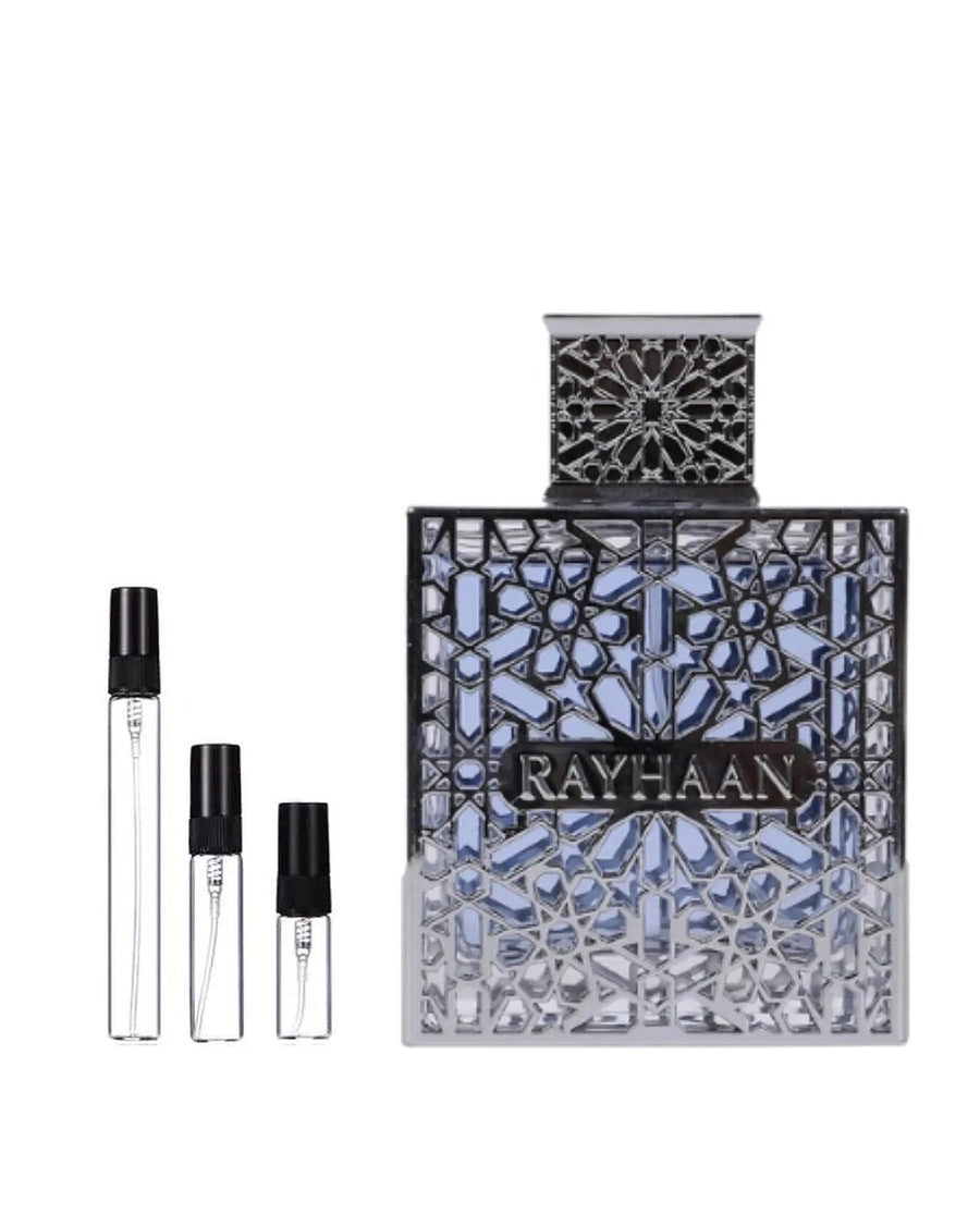 Rayhaan Aquatica sample – decant in glazen sprayflesje (2, 5 of 10 ml)