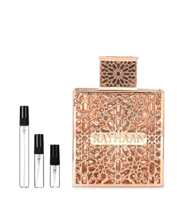 Rayhaan Divine sample – decant in glazen sprayflesje (2, 5 of 10 ml)