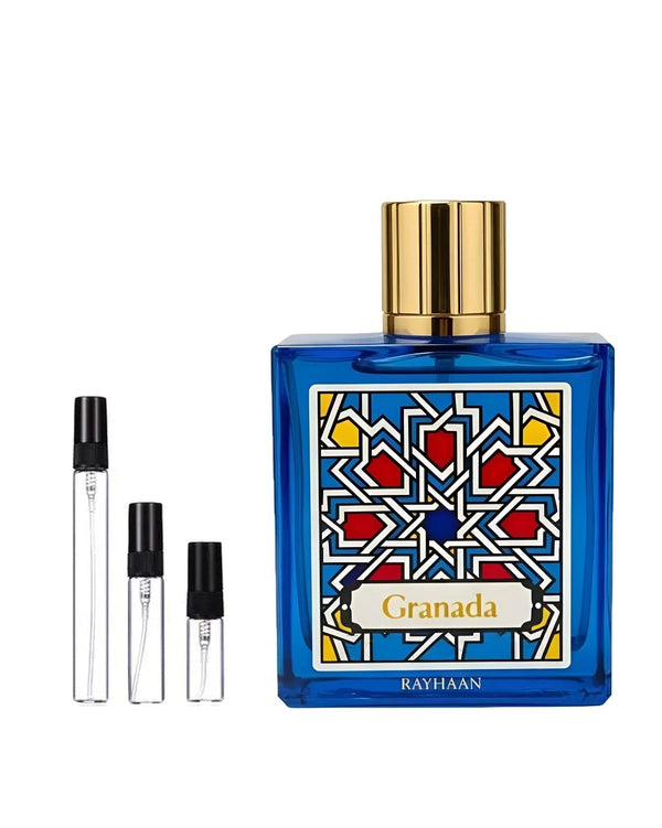 Rayhaan Granada sample – decant in glazen sprayflesje (2, 5 of 10 ml)
