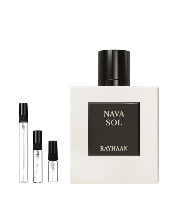 Rayhaan Nava Sol sample – decant in glazen sprayflesje (2, 5 of 10 ml)