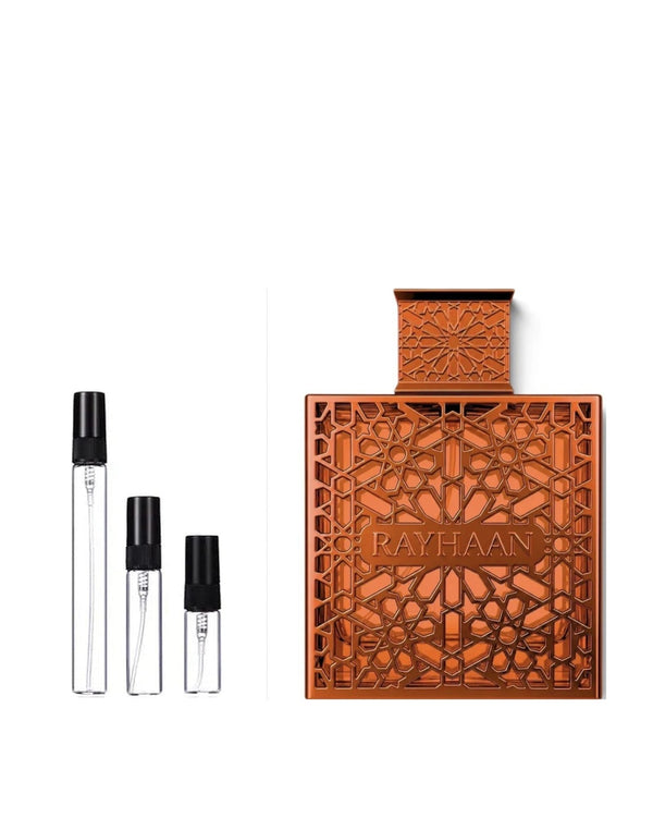 Rayhaan Vantage sample – decant in glazen sprayflesje (2, 5 of 10 ml)