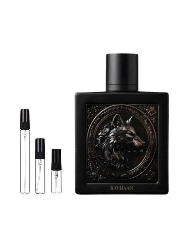 Rayhaan Wolf sample – decant in glazen sprayflesje (2, 5 of 10 ml)