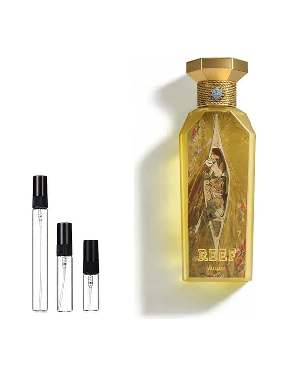 Reef Aurum sample – decant in glazen sprayflesje (2, 5 of 10 ml)