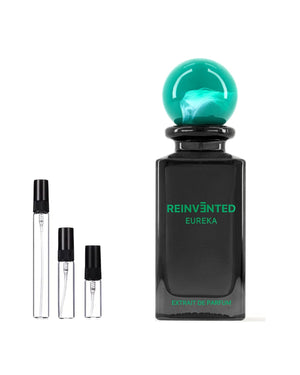 Reinvented Eureka Extrait de Parfum Sample – 2, 5 of 10 ml decant in glazen sprayflesje