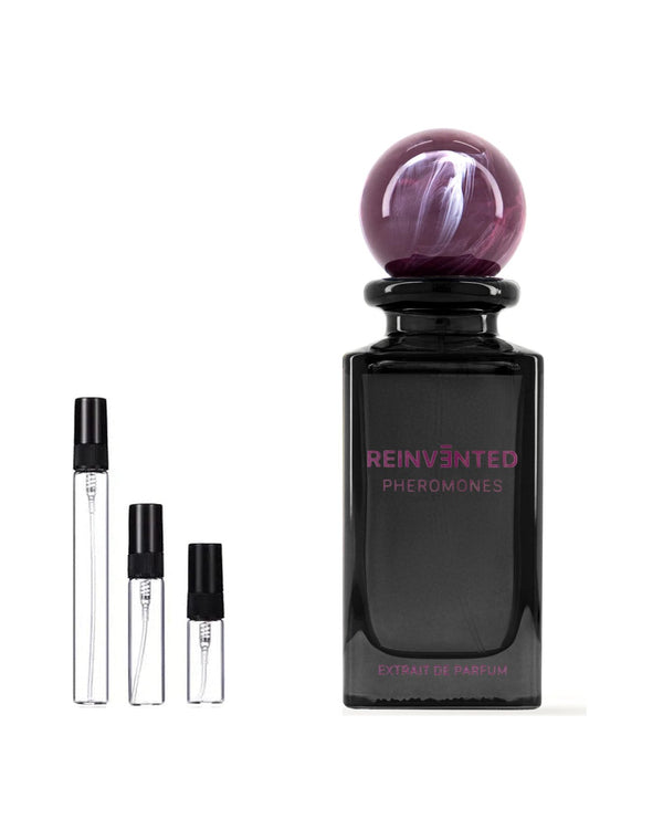 Reinvented Pheromones Extrait de Parfum Sample – 2, 5 of 10 ml decant in glazen sprayflesje