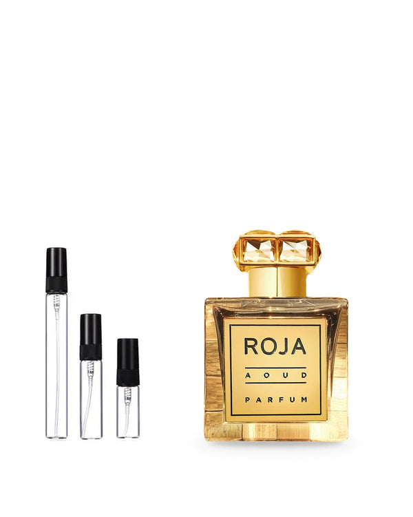 Roja Parfums Aoud sample – decant in glazen sprayflesje (2, 5 of 10 ml)