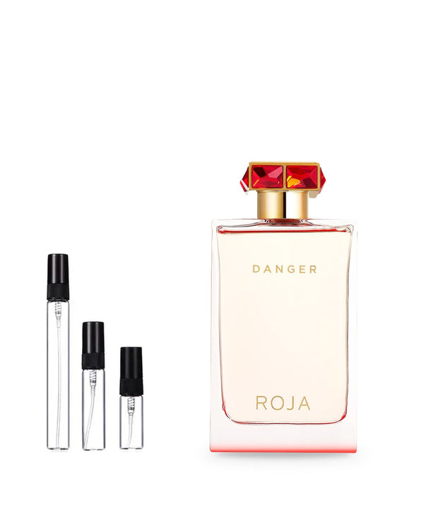 Roja Parfums Danger Pour Femme sample – decant in glazen sprayflesje (2, 5 of 10 ml)