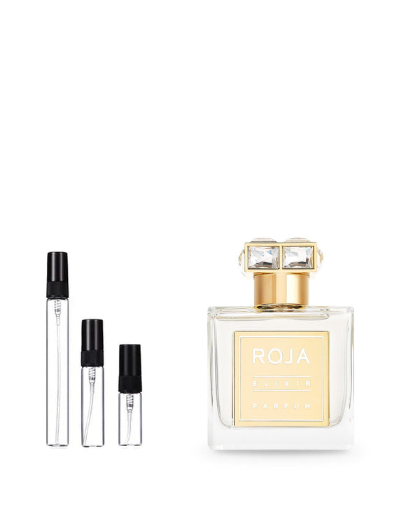 Roja Parfums Elixir Pour Femme sample – decant in glazen sprayflesje (2, 5 of 10 ml)