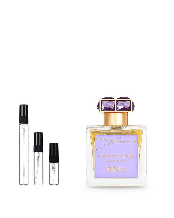 Roja Parfums Serenity Blend sample – decant in glazen sprayflesje (2, 5 of 10 ml)