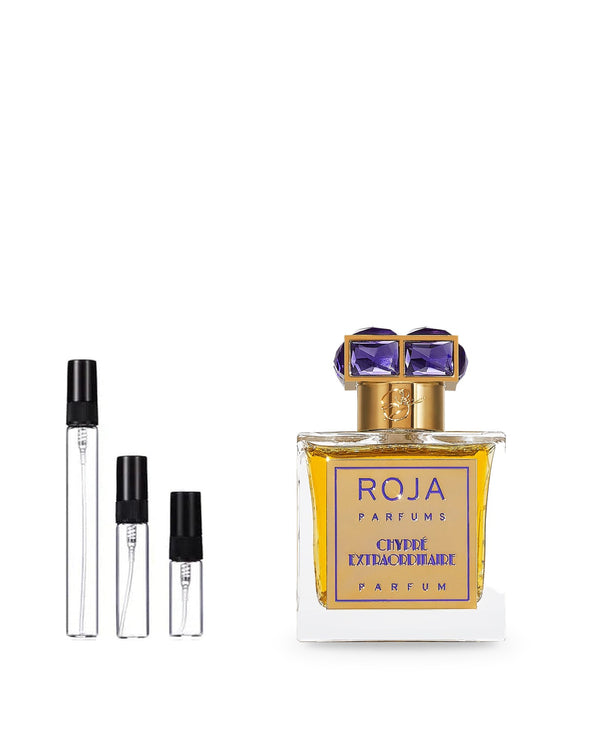 Roja Parfums Chypre Extraordinaire sample – decant in glazen sprayflesje (2, 5 of 10 ml)