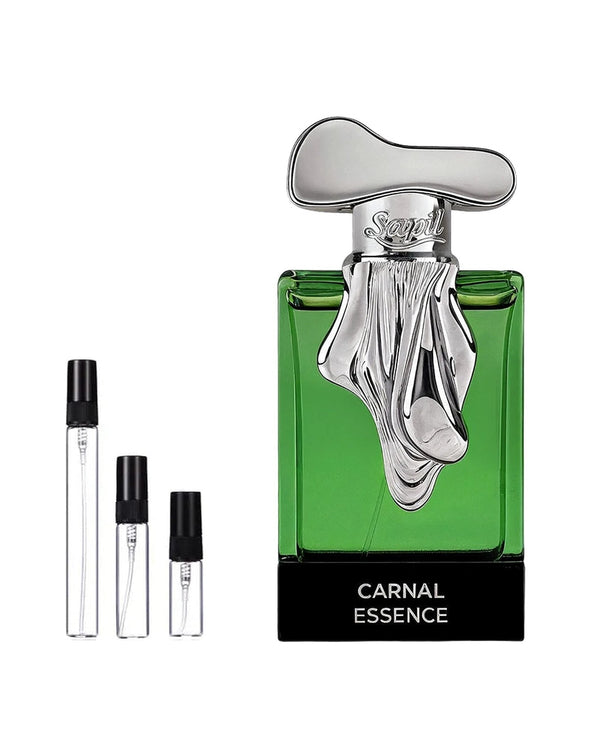 Sapil Carnal Essence sample – decant in glazen sprayflesje (2, 5 of 10 ml)
