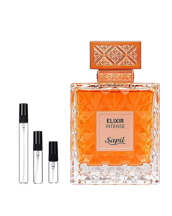 Sapil Elixir Intense sample – decant in glazen sprayflesje (2, 5 of 10 ml)