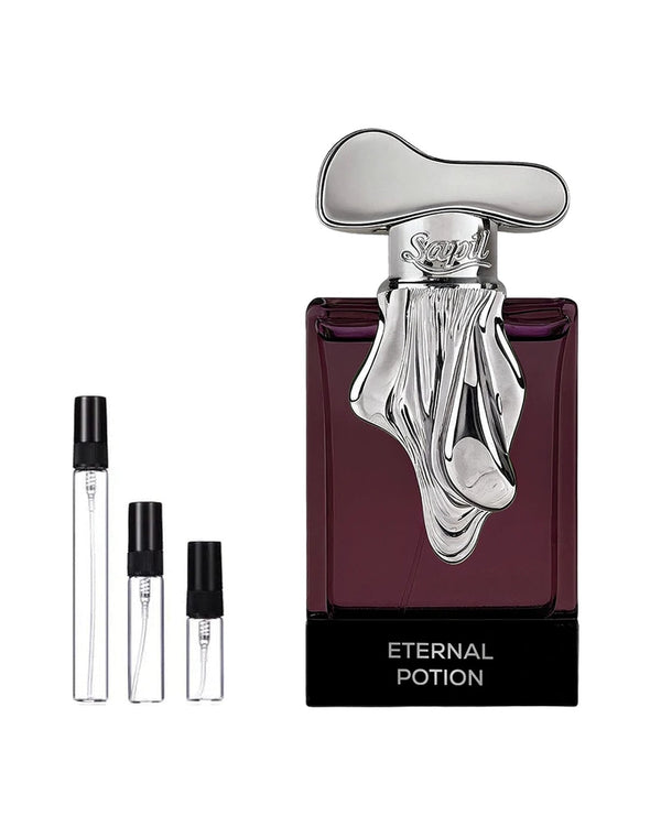 Sapil Eternal Potion sample – decant in glazen sprayflesje (2, 5 of 10 ml)