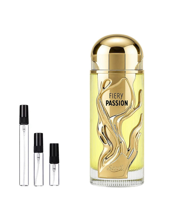 Sapil Fiery Passion sample – decant in glazen sprayflesje (2, 5 of 10 ml)