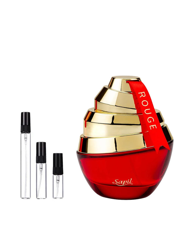 Sapil Rouge sample – decant in glazen sprayflesje (2, 5 of 10 ml)